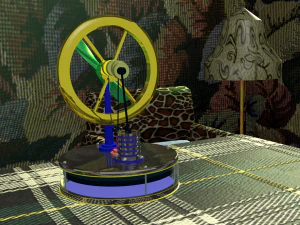 motor Stirling Modelo 3D