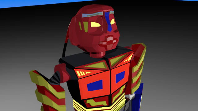 机器人 3D 模型 .c4d .max .obj .3ds .fbx .stl .blend 