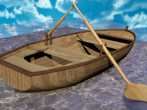 човни 3D Модель