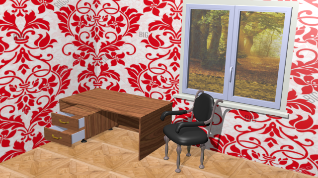 chair table 3D Model .c4d .max .obj .3ds .fbx .stl .blend 