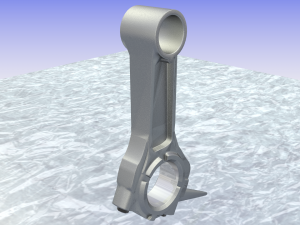 crankshaft rod piston Modèle 3D