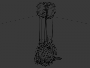 crankshaft rod piston Modèle 3D