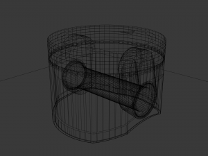crankshaft rod piston Modèle 3D