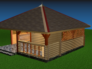 gazebo Modelo 3D
