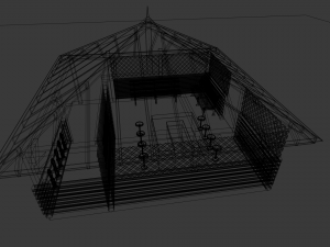 gazebo Modelo 3D