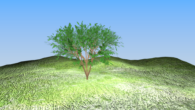 tree landscape 3D Модель .c4d .max .obj .3ds .fbx .stl .blend 