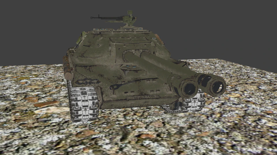 tank object 703 version 2 3D Model .c4d .max .obj .3ds .fbx .stl .blend 
