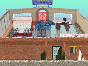 clothing store Modello 3D