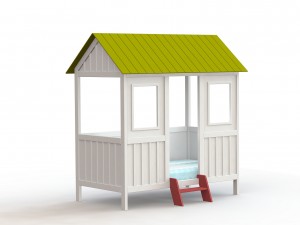 bed for children little house 3D Model