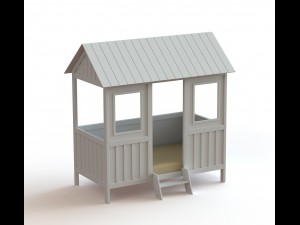 bed for children little house 3Dモデル