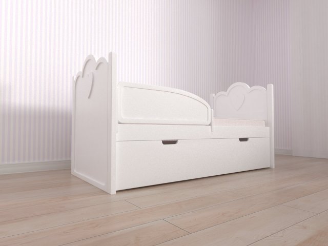 bed for girl 3D Model .c4d .max .obj .3ds .fbx .stl .blend 