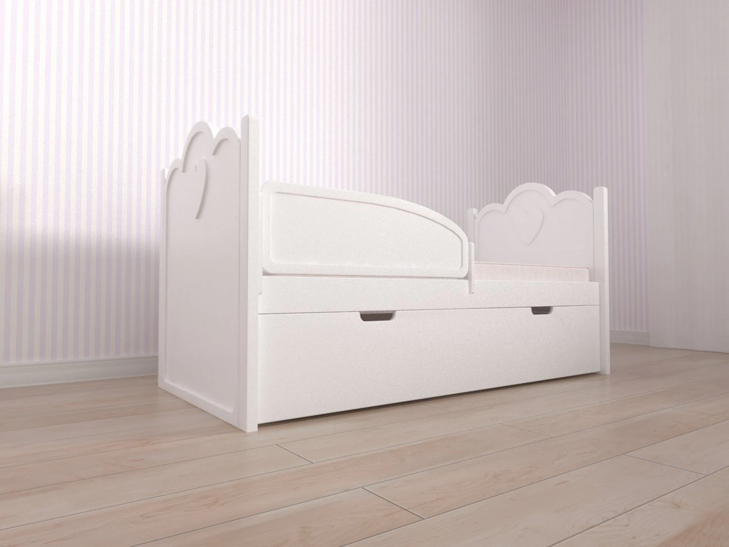 bed for girl 3D Model .c4d .max .obj .3ds .fbx .stl .blend 