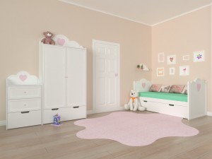 bed for girl 3D Model