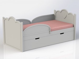 bed for girl 3D Model