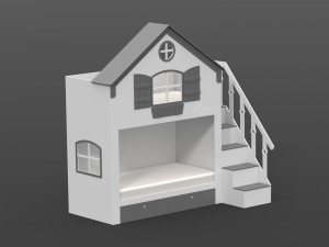 bed house Modelo 3D