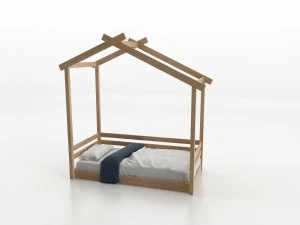 침대 집 3D 모델