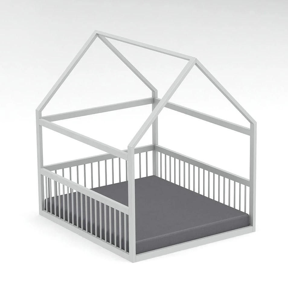 bed scandinavia 3D Model .c4d .max .obj .3ds .fbx .stl .blend 