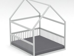bed scandinavia 3D Model