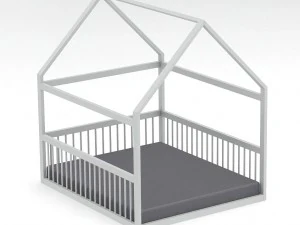 letto scandinavo Modello 3D