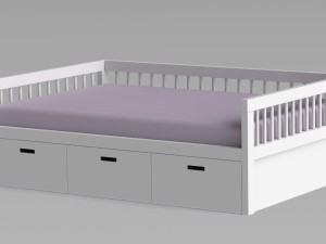 bed for child 3D Model