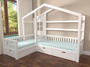 rumah tempat tidur sudut Model 3D