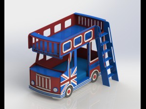 london bus 3D 모델