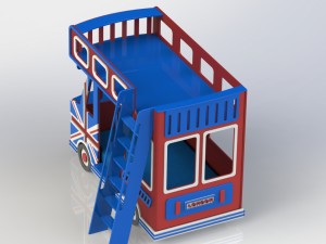 london bus 3D 모델