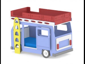 minivan volkswagen 3D Модель