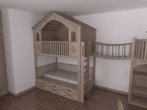 pirate ship house 3D Модель