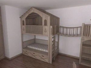 pirate ship house 3D Model