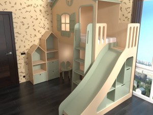 playground with slide 3Dモデル