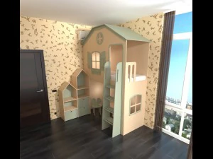 playground with slide 3D Model