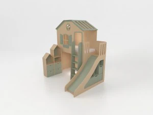 playground with slide 3D Model