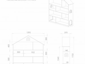 bookcase 3D 模型