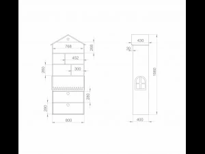 shelving house 3D Model