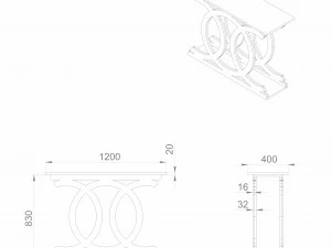 консольный кок 3D Модель
