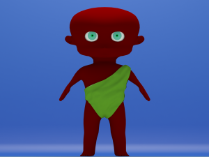 chibi baby 3Dモデル