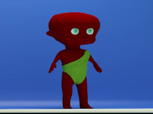 bebe chibi Modelo 3D