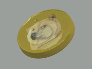 dogecoin 3D Model