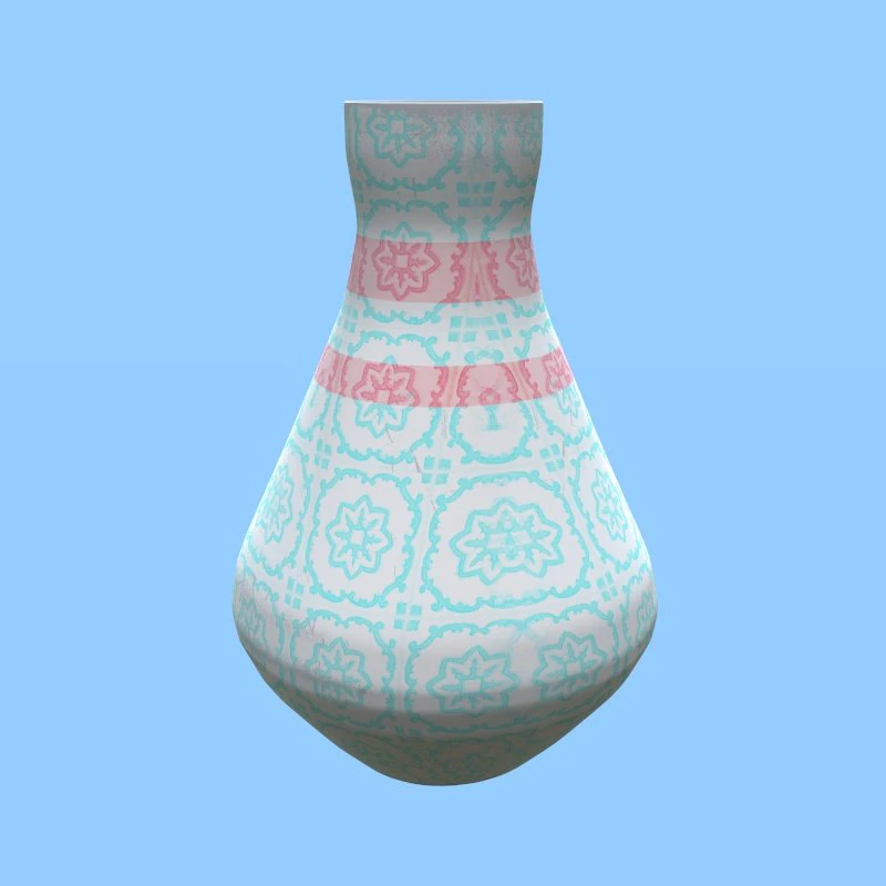 vase 3D Model .c4d .max .obj .3ds .fbx .stl .blend 