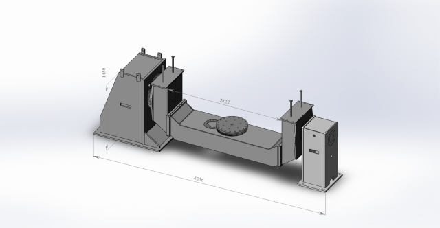 2500 kg positioner body 3D मॉडल .c4d .max .obj .3ds .fbx .stl .blend 