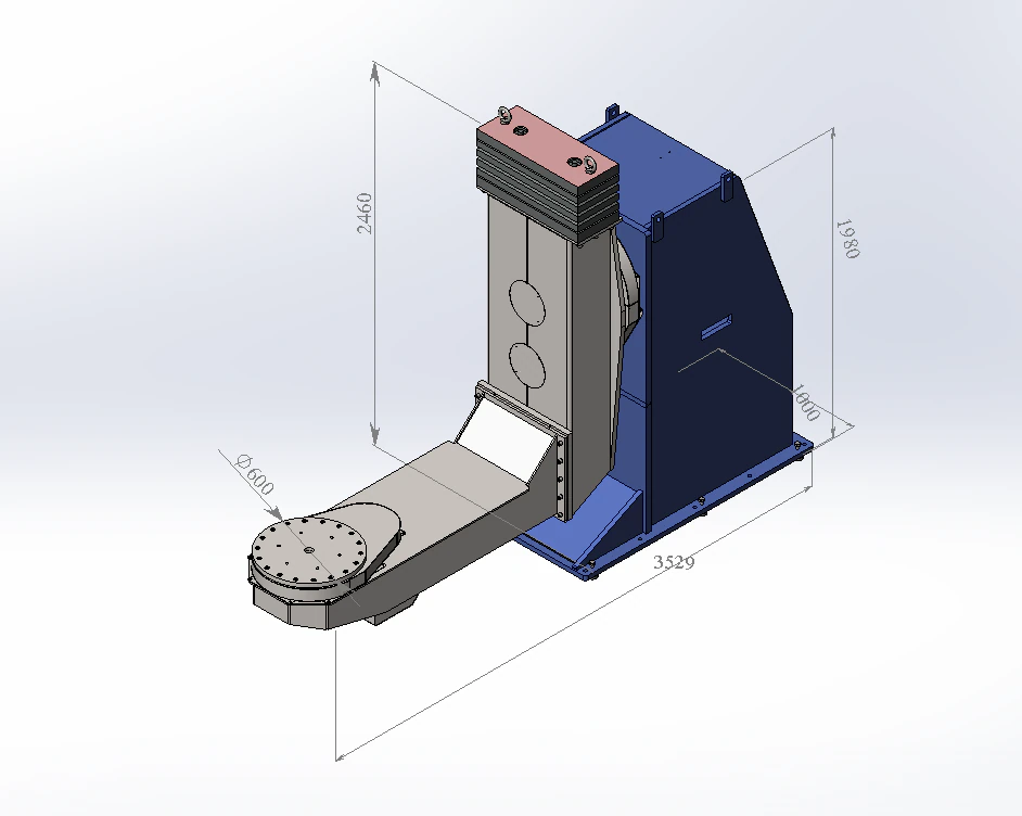 1500 kg positioner 3D Model .c4d .max .obj .3ds .fbx .stl .blend 