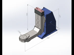 1500 kg positioner 3D Model