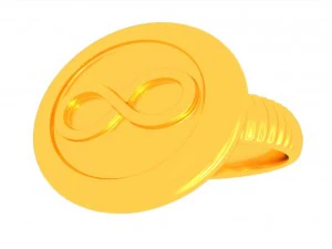 oneindigheidsring 3D printmodel