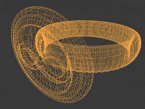 infinity ring 3Dプリントモデル