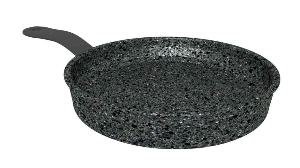 stone pan 3D Model .c4d .max .obj .3ds .fbx .stl .blend 