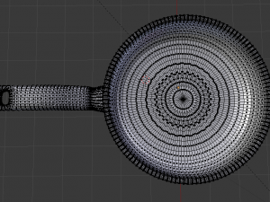 stone pan Model 3D