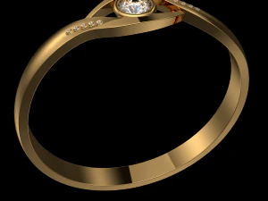 Креативное кольцо r20n01, размер 8, евро 3D Модель