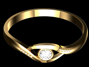 creative ring r20n01 size 8 eu 3D Model