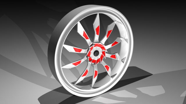 simple star rim Model 3D .c4d .max .obj .3ds .fbx .stl .blend 